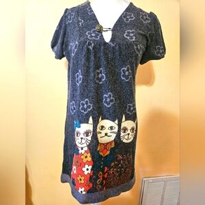 Yumi Fun Cat Dress M/L